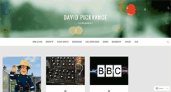 Desktop Screenshot of davidpickvance.com